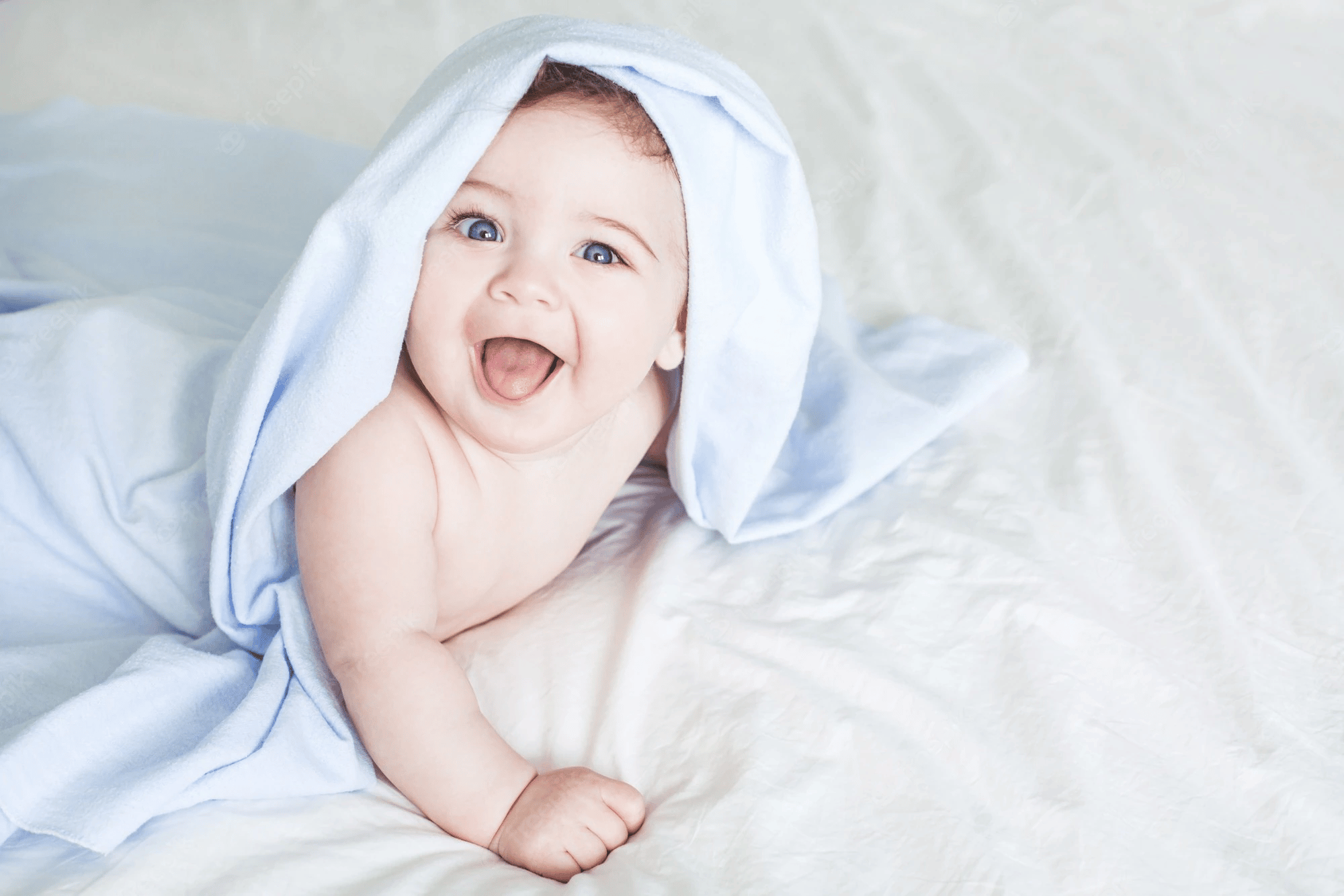 A Baby wrapped in a blanket A Baby wrapped in a blanket