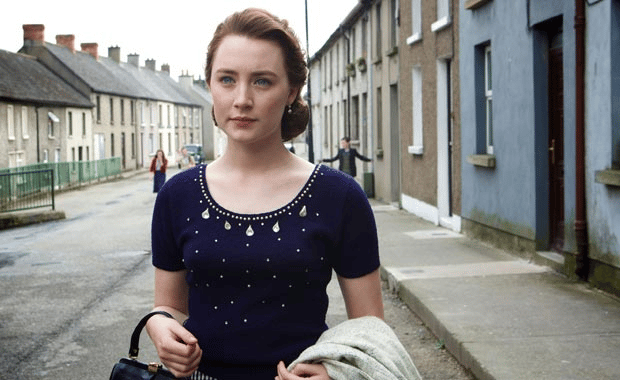 Saoirse Ronan as the Irish character Eilis