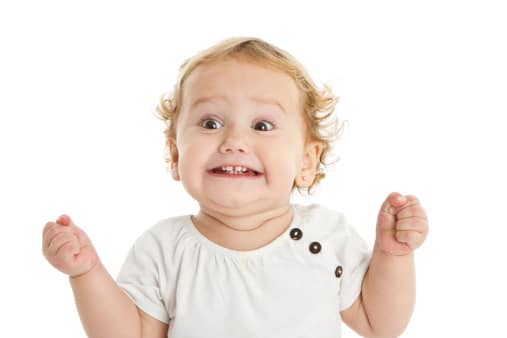 Image of a funny little girl Image of a funny little girl