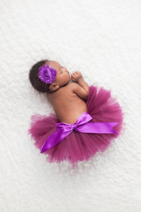Baby on a tutu Baby on a tutu