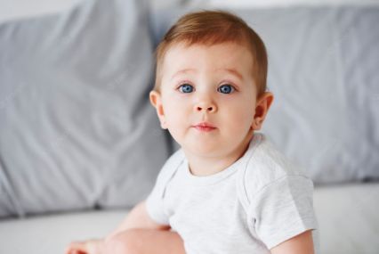 Image of a little cute baby boy Image of a little cute baby boy
