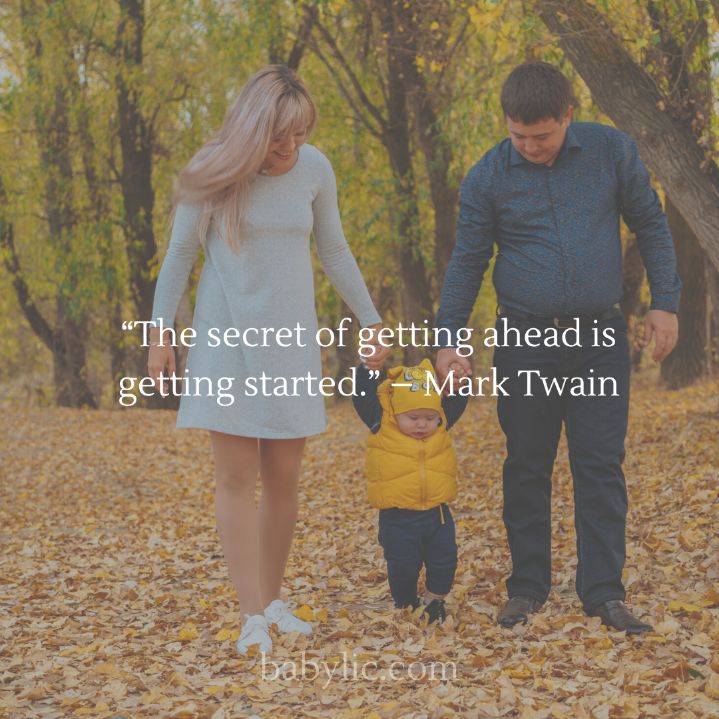 “The secret of getting ahead is getting started.” – Mark Twain “The secret of getting ahead is getting started.” – Mark Twain