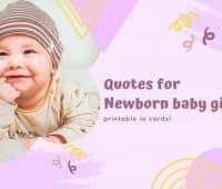 100+ new baby girl quotes to welcome a newborn(Printable in a Card)